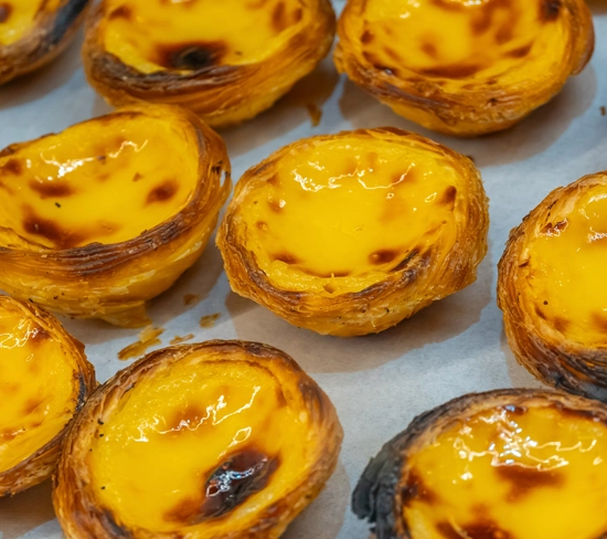 Pâtisseries feuilletées à la crème